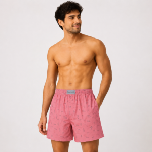 the coastal boxer coral pink
