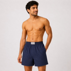 the classic boxer midnight dot