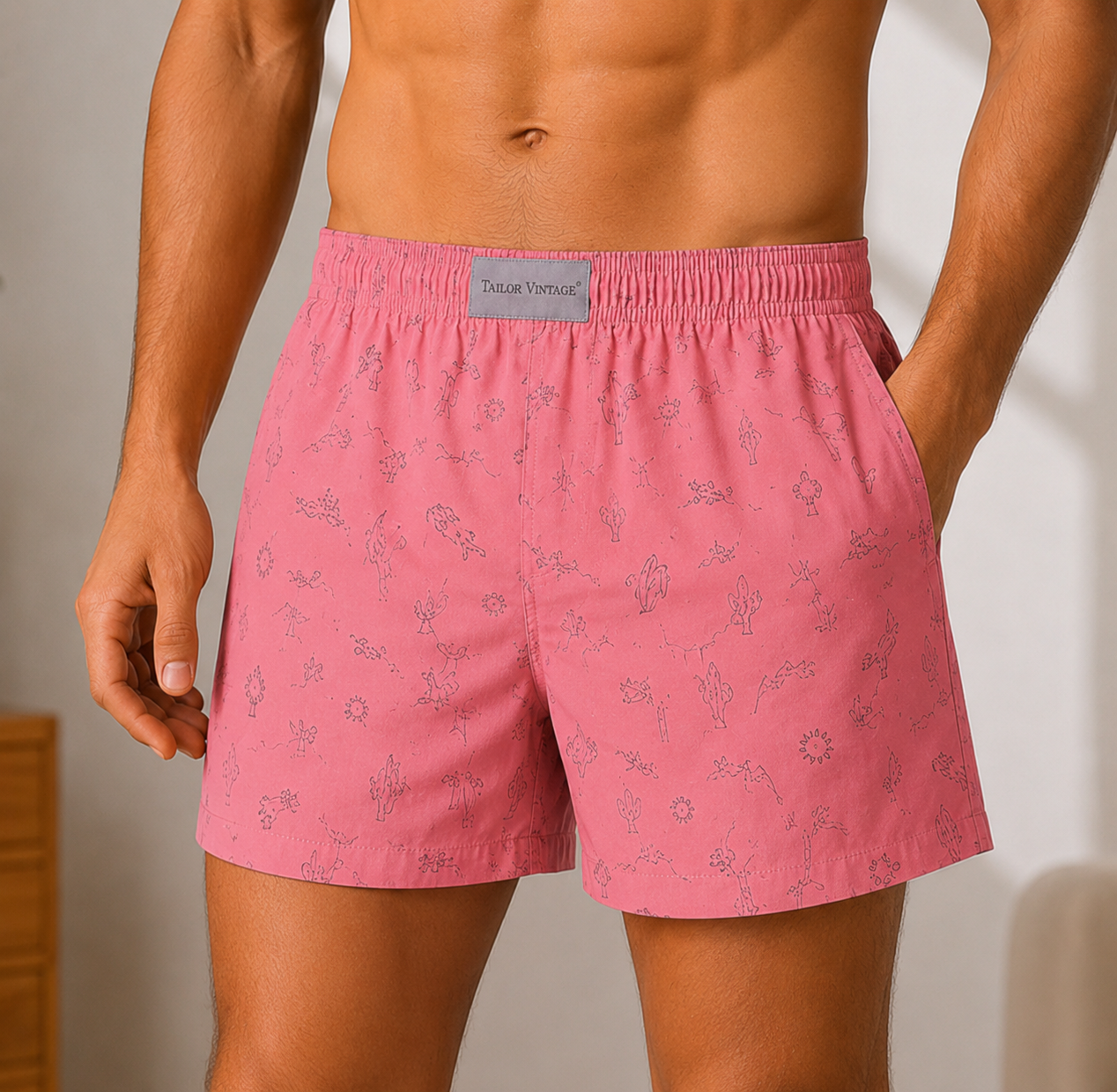 the coastal boxer coral pink the coastal boxer coral pink